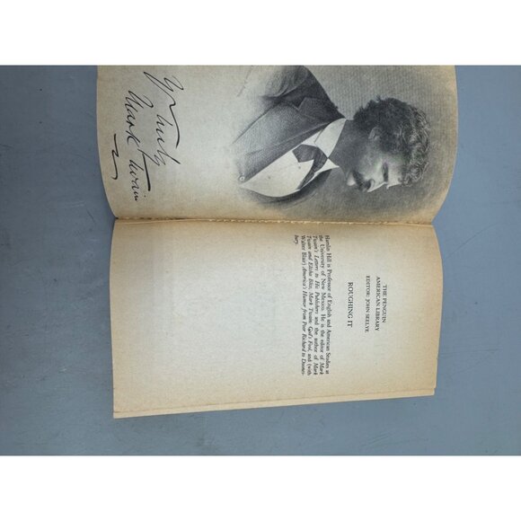 Mark Twain "Roughing It" Paperback Book Edited By Hamlin Penguin American READ - Picture 4 of 6